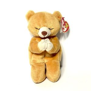 Retired 1998 Ty Beanie Baby Hope Playing Bear